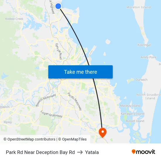 Park Rd Near Deception Bay Rd to Yatala map