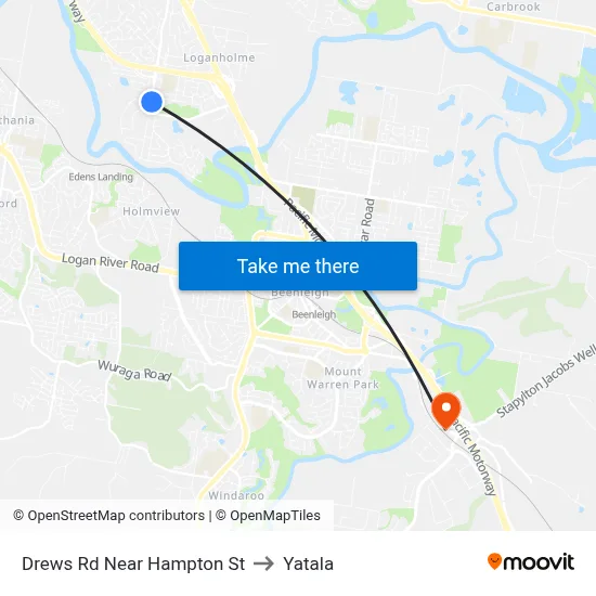 Drews Rd Near Hampton St to Yatala map
