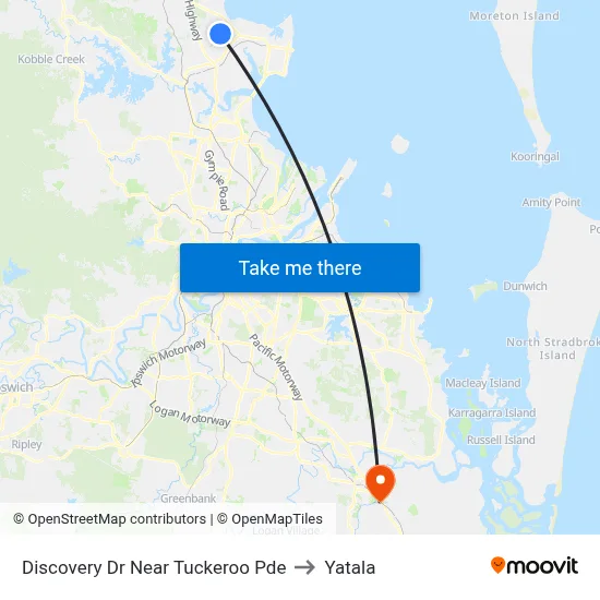 Discovery Dr Near Tuckeroo Pde to Yatala map