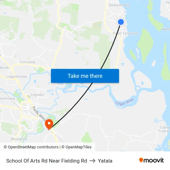 School Of Arts Rd Near Fielding Rd to Yatala map