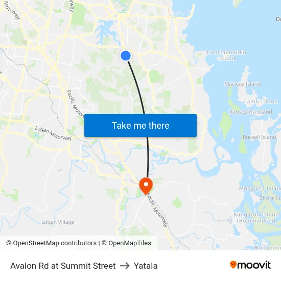 Avalon Rd at Summit Street to Yatala map