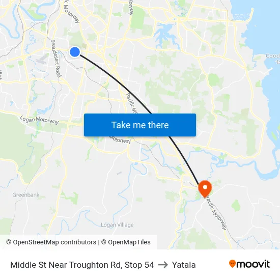 Middle St Near Troughton Rd, Stop 54 to Yatala map