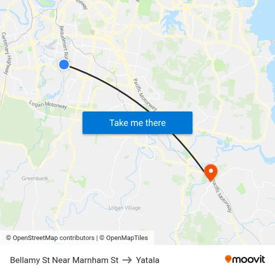 Bellamy St Near Marnham St to Yatala map