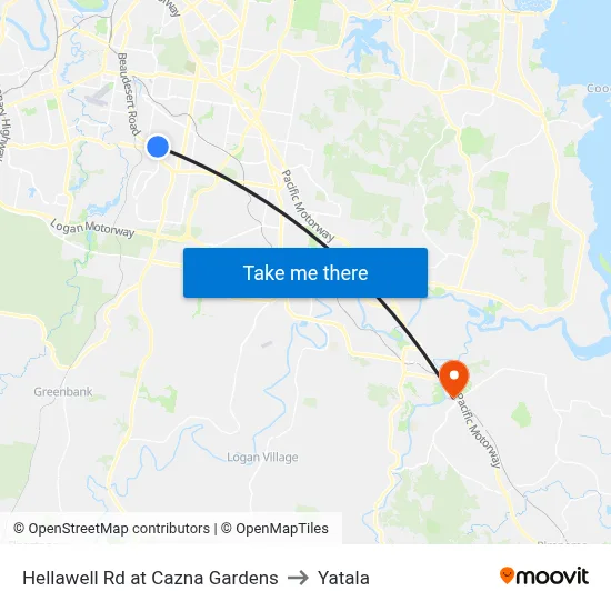 Hellawell Rd at Cazna Gardens to Yatala map