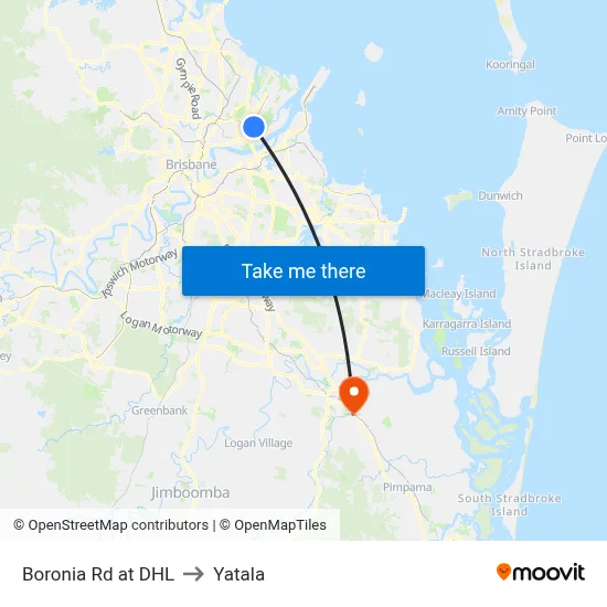 Boronia Rd at DHL to Yatala map