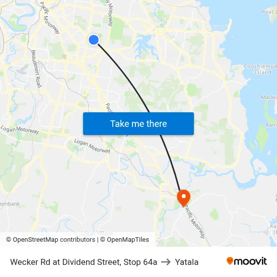 Wecker Rd at Dividend Street, Stop 64a to Yatala map