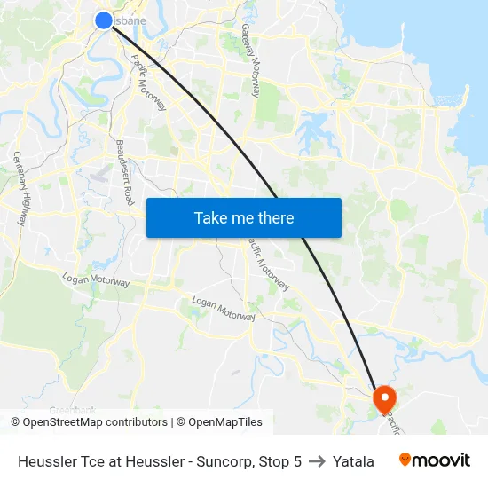 Heussler Tce at Heussler - Suncorp, Stop 5 to Yatala map