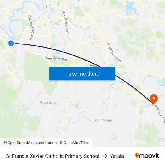 St Francis Xavier Catholic Primary School to Yatala map