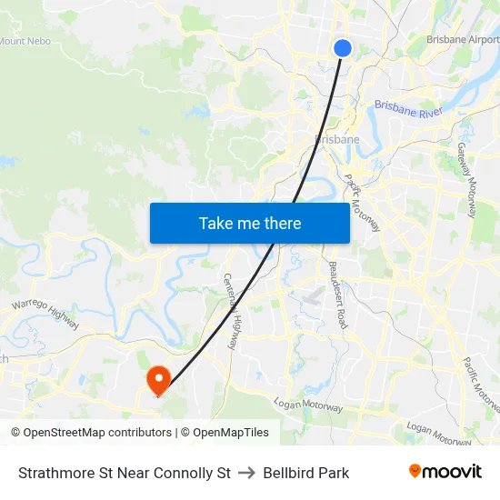 Strathmore St Near Connolly St to Bellbird Park map
