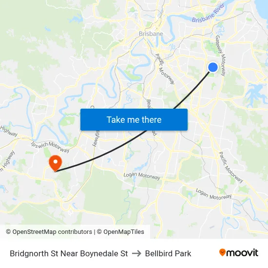 Bridgnorth St Near Boynedale St to Bellbird Park map