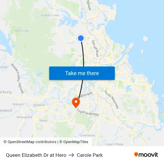 Queen Elizabeth Dr at Hero to Carole Park map