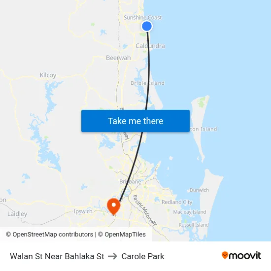 Walan St Near Bahlaka St to Carole Park map