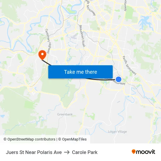 Juers St Near Polaris Ave to Carole Park map