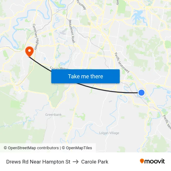 Drews Rd Near Hampton St to Carole Park map