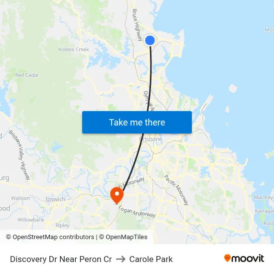 Discovery Dr Near Peron Cr to Carole Park map