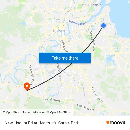 New Lindum Rd at Health to Carole Park map
