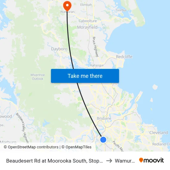 Beaudesert Rd at Moorooka South, Stop 38 to Wamuran map