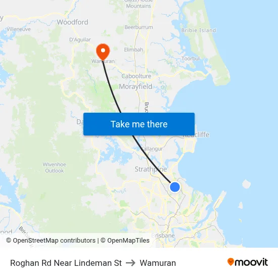 Roghan Rd Near Lindeman St to Wamuran map