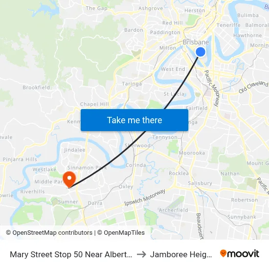 Mary Street Stop 50 Near Albert St to Jamboree Heights map