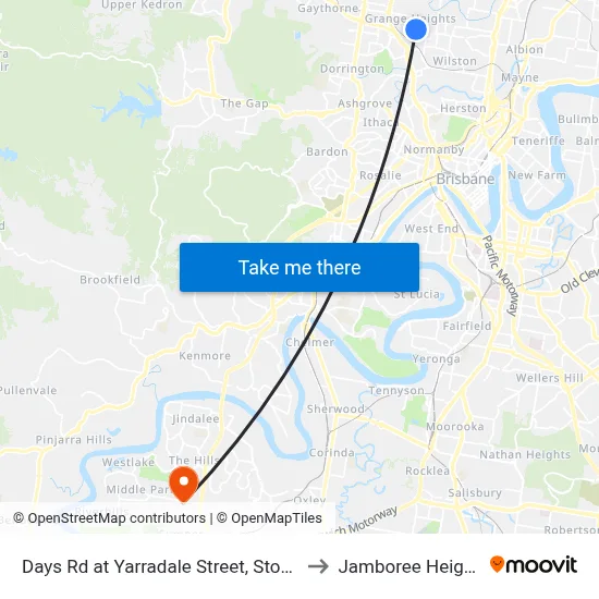 Days Rd at Yarradale Street, Stop 2a to Jamboree Heights map