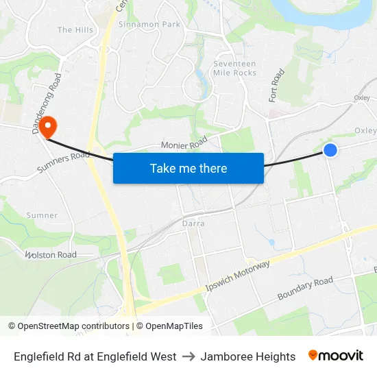 Englefield Rd at Englefield West to Jamboree Heights map
