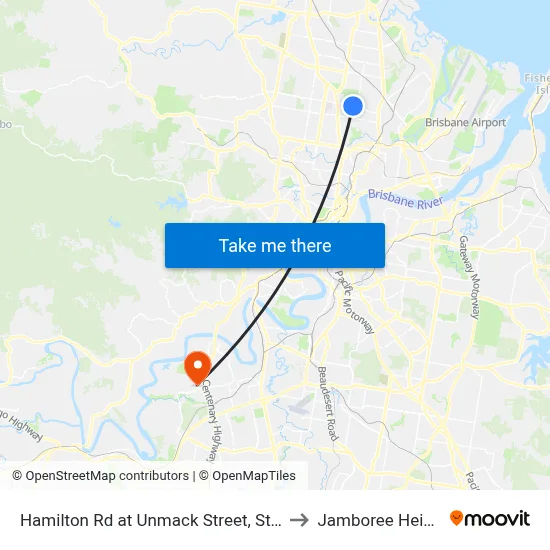 Hamilton Rd at Unmack Street, Stop 50 to Jamboree Heights map