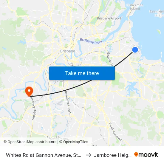 Whites Rd at Gannon Avenue, Stop 72 to Jamboree Heights map