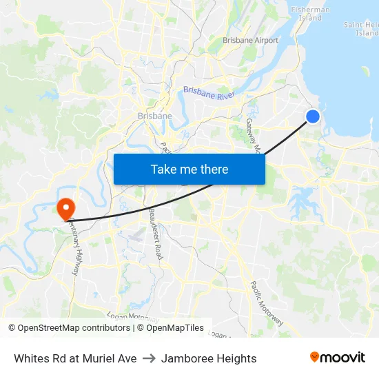 Whites Rd at Muriel Ave to Jamboree Heights map