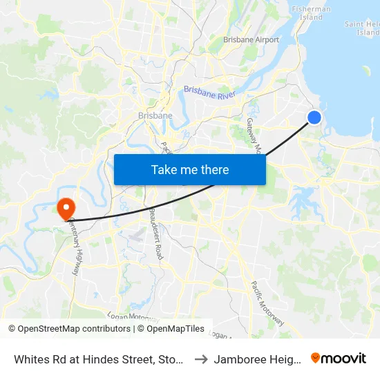 Whites Rd at Hindes Street, Stop 75 to Jamboree Heights map