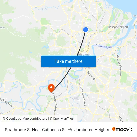 Strathmore St Near Caithness St to Jamboree Heights map