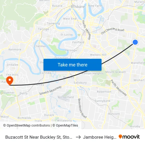 Buzacott St Near Buckley St, Stop 48a to Jamboree Heights map