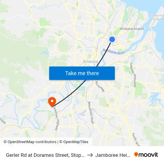 Gerler Rd at Dorames Street, Stop 37/36 to Jamboree Heights map