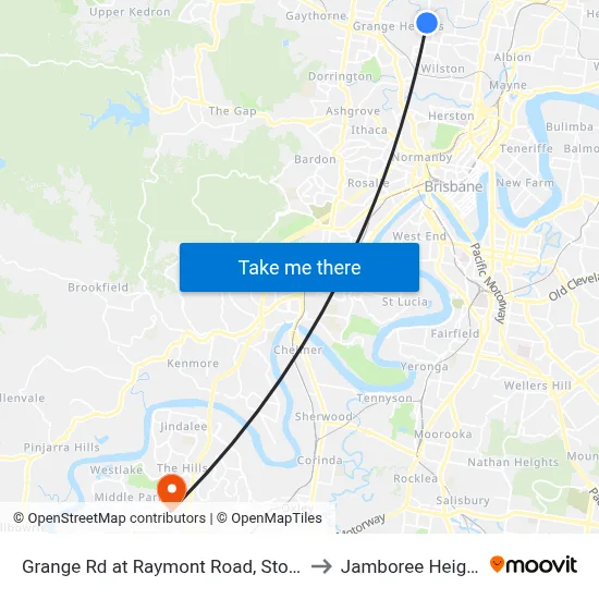 Grange Rd at Raymont Road, Stop 27 to Jamboree Heights map