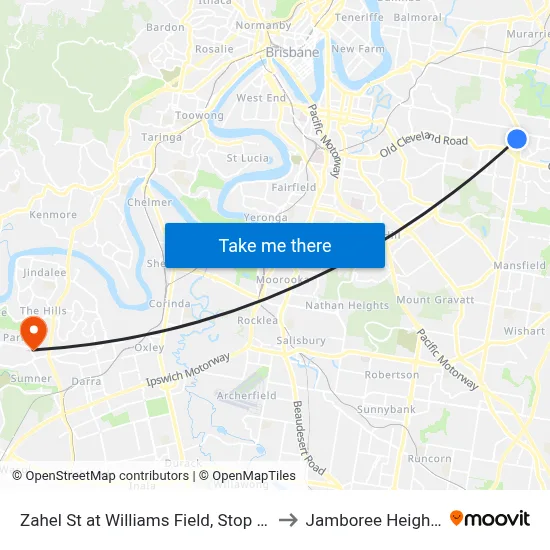 Zahel St at Williams Field, Stop 40 to Jamboree Heights map