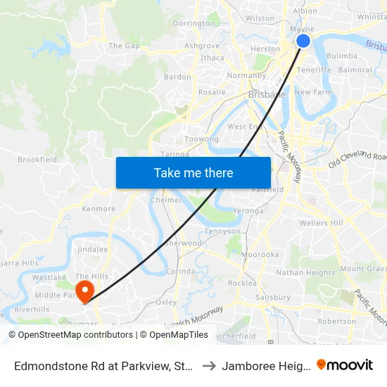 Edmondstone Rd at Parkview, Stop 14 to Jamboree Heights map