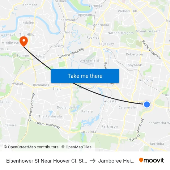 Eisenhower St Near Hoover Ct, Stop 88 to Jamboree Heights map
