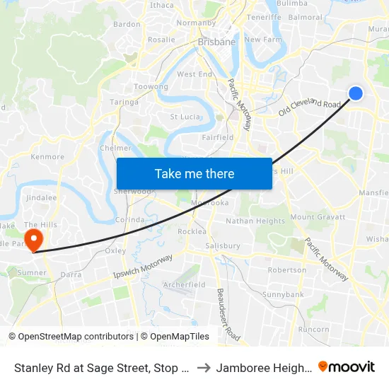 Stanley Rd at Sage Street, Stop 41 to Jamboree Heights map