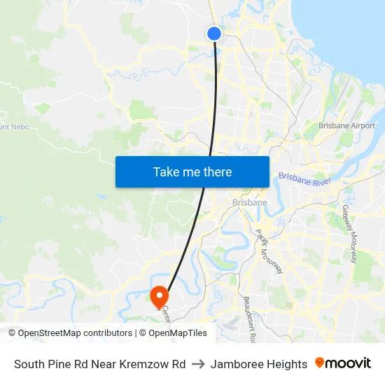 South Pine Rd Near Kremzow Rd to Jamboree Heights map