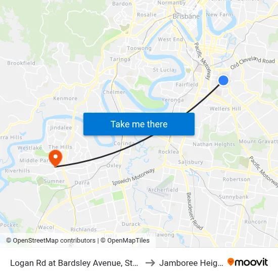 Logan Rd at Bardsley Avenue, Stop 20 to Jamboree Heights map