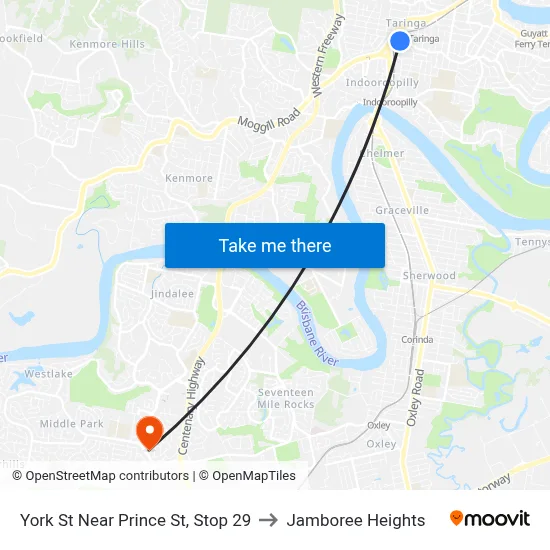 York St Near Prince St, Stop 29 to Jamboree Heights map