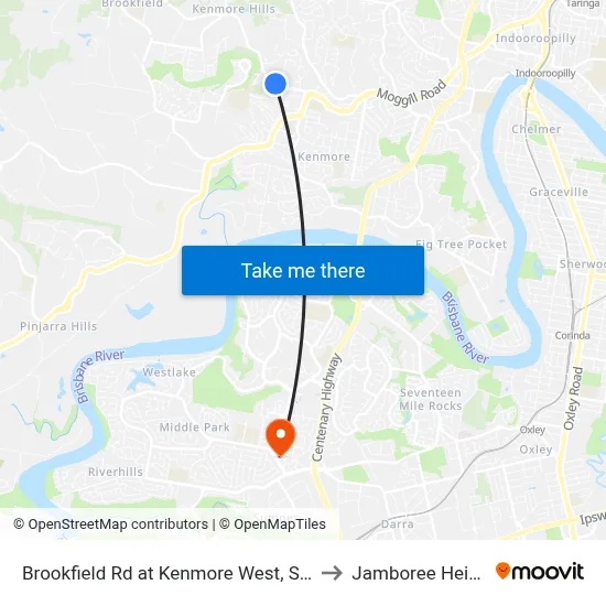 Brookfield Rd at Kenmore West, Stop 37 to Jamboree Heights map