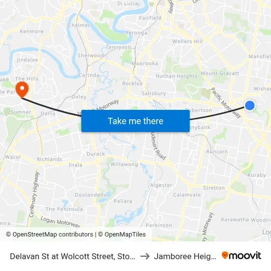 Delavan St at Wolcott Street, Stop 86 to Jamboree Heights map