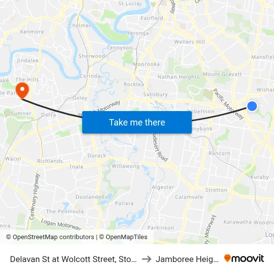 Delavan St at Wolcott Street, Stop 86 to Jamboree Heights map