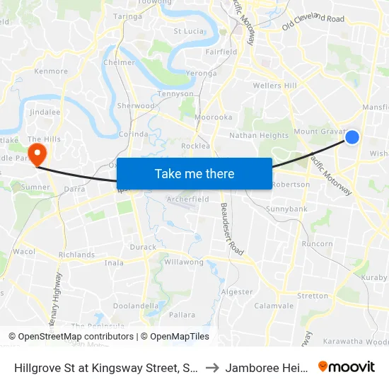 Hillgrove St at Kingsway Street, Stop 41 to Jamboree Heights map