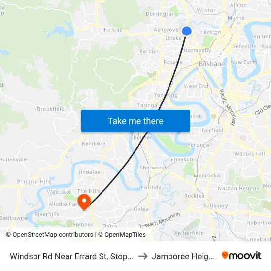 Windsor Rd Near Errard St, Stop 12 to Jamboree Heights map