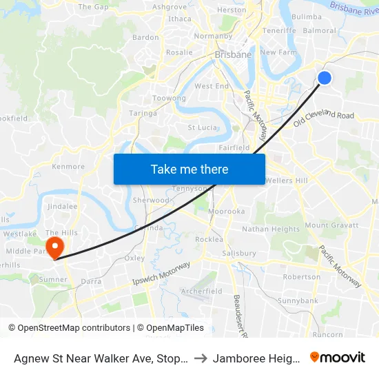Agnew St Near Walker Ave, Stop 42 to Jamboree Heights map