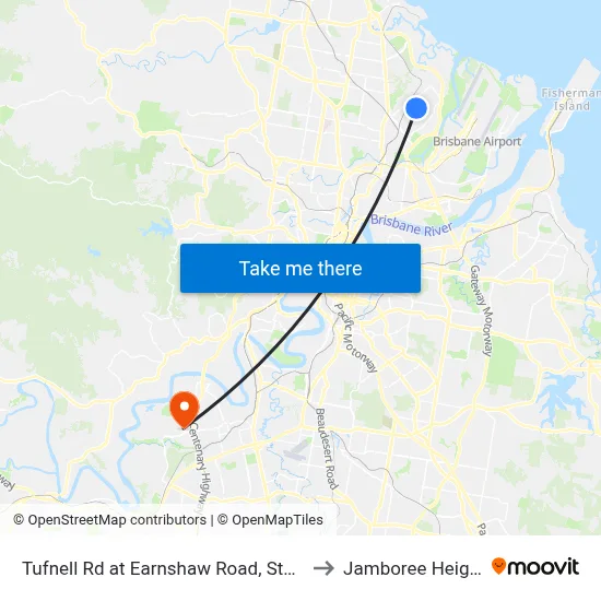 Tufnell Rd at Earnshaw Road, Stop 27 to Jamboree Heights map