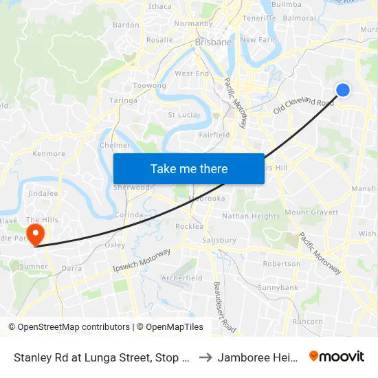 Stanley Rd at Lunga Street, Stop 39/40 to Jamboree Heights map