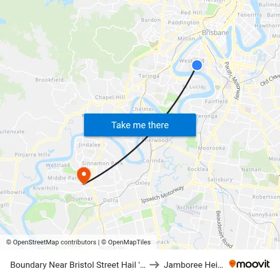 Boundary Near Bristol Street Hail 'N' Ride to Jamboree Heights map