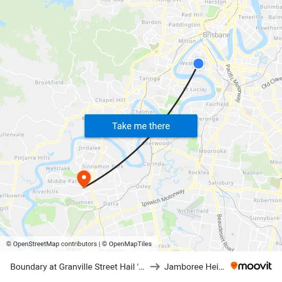 Boundary at Granville Street Hail 'N' Ride to Jamboree Heights map